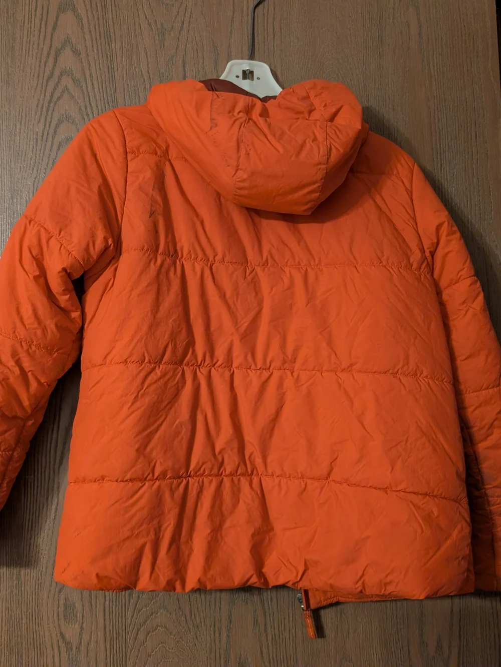 REI Orange Insulated Hooded Jacket